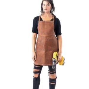 Dalkis Salcedo embroidered leather apron