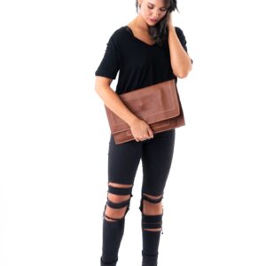 Big Boat Leather clutch