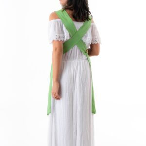 Linen  crossback apron