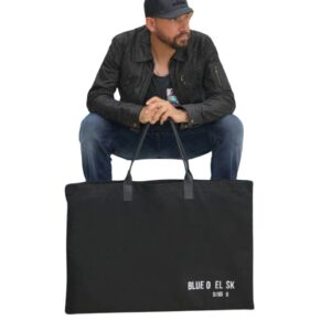 Waxed Canvas with Leather handles Carryall Oversize bag