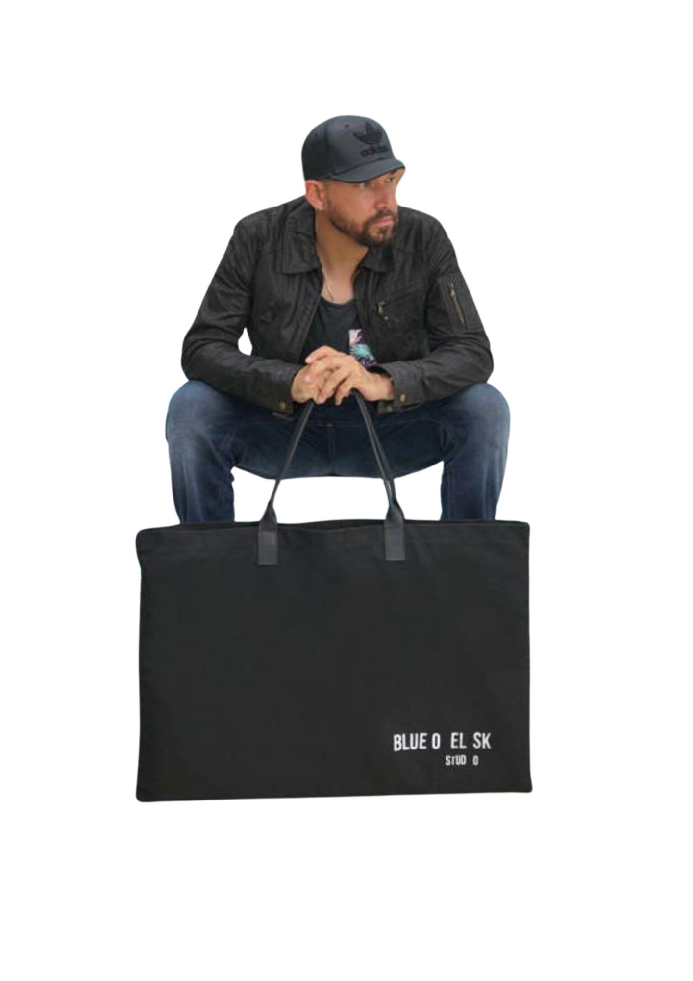 Waxed Canvas with Leather handles Carryall Oversize bag