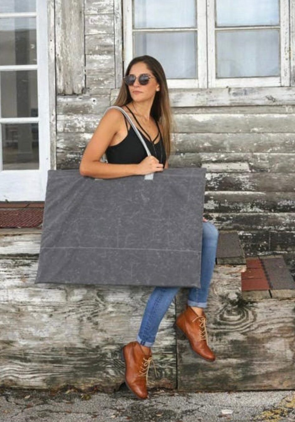 Waxed Canvas carryall bag
