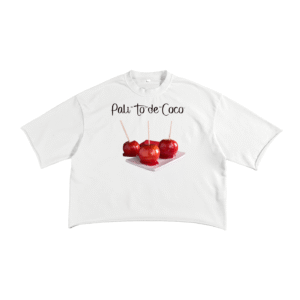 Palito de Coco Dominican Sweet Boxy French Terry Raw edge T-shirt